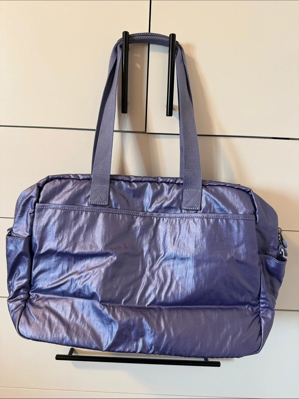 Kipling Metallic Lavender Shoulder Baby Bag